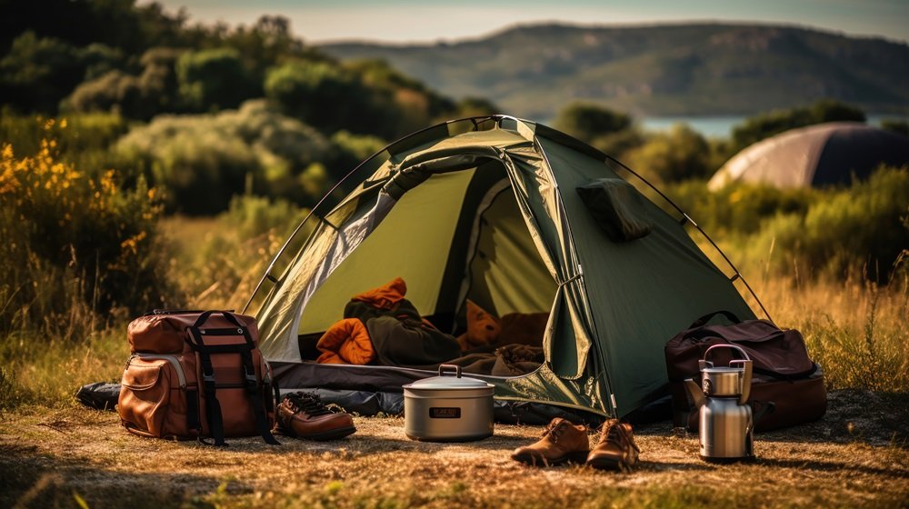used camping gear